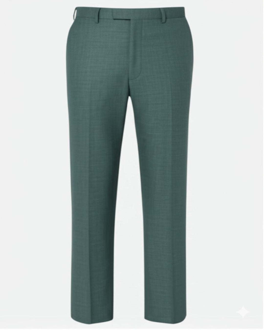 green trousers