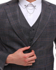 Dark Grey suits for men London