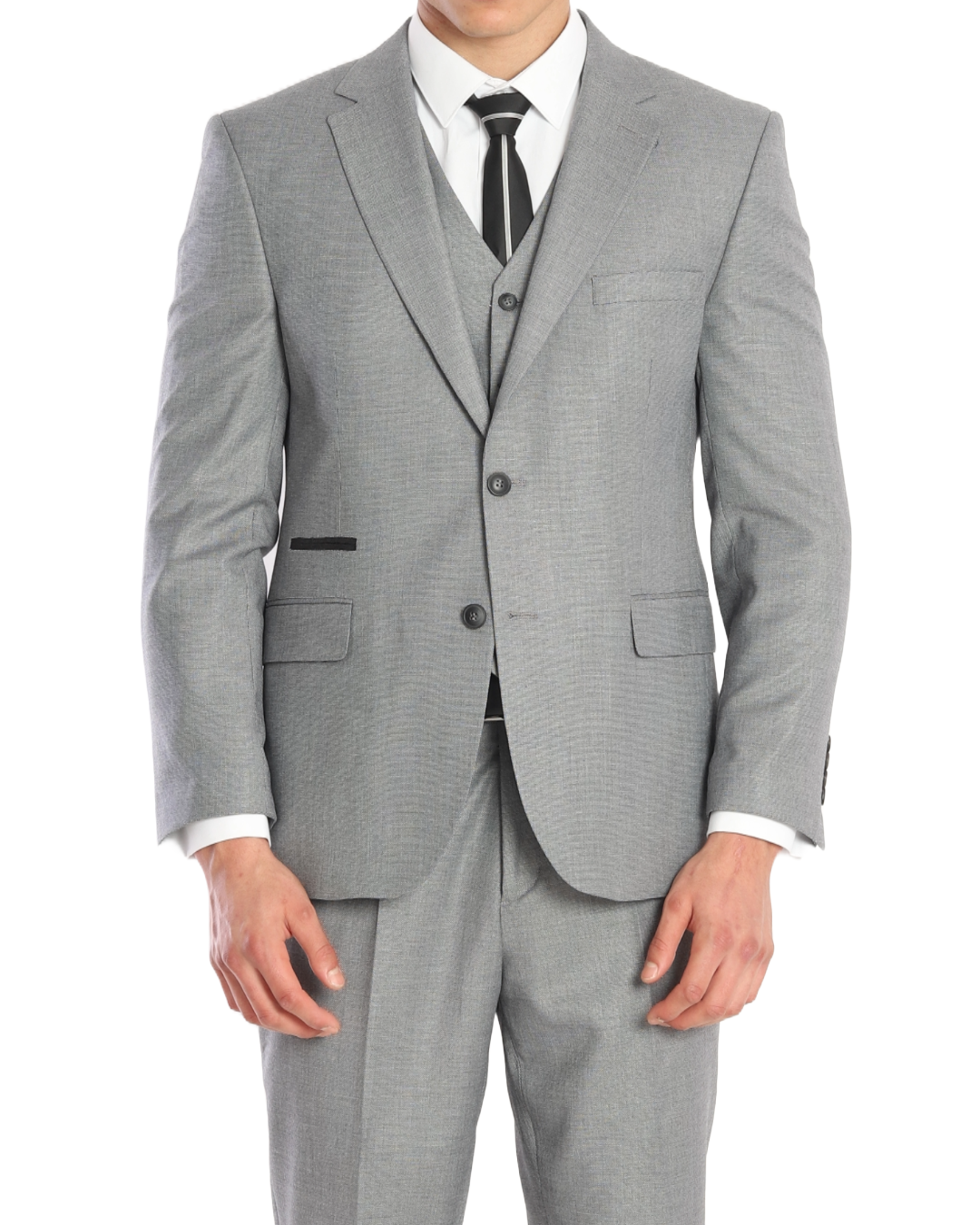 Mens Grey three piece suits