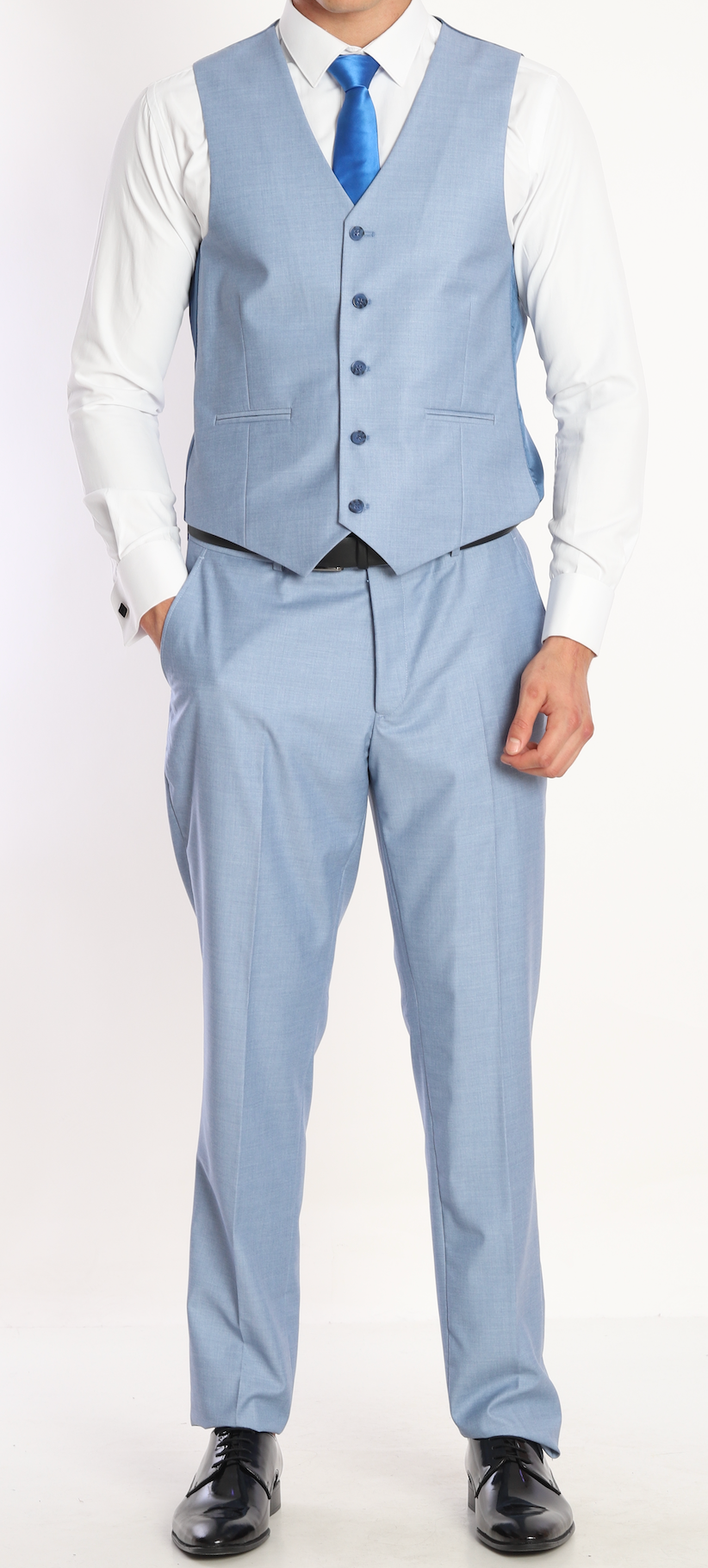 baby blue three piece suits for by designer men