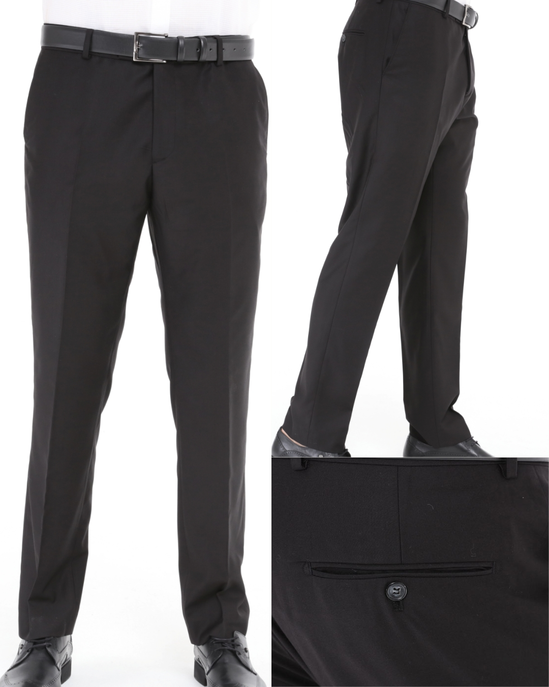 Black Satin Trouser for men