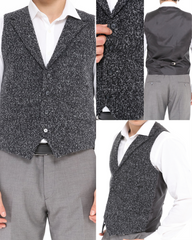 grey wool waistcoat