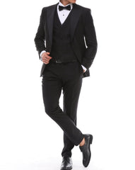black tuxedo suit for men UK