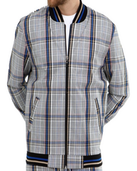 men's Blue and Yellow Matched Outwears by designer