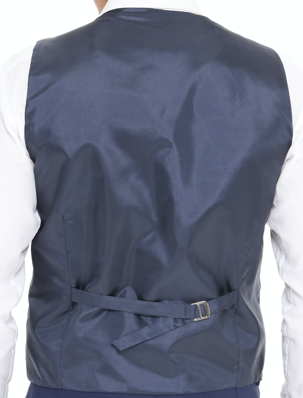 men's blue wool waistcoats UK