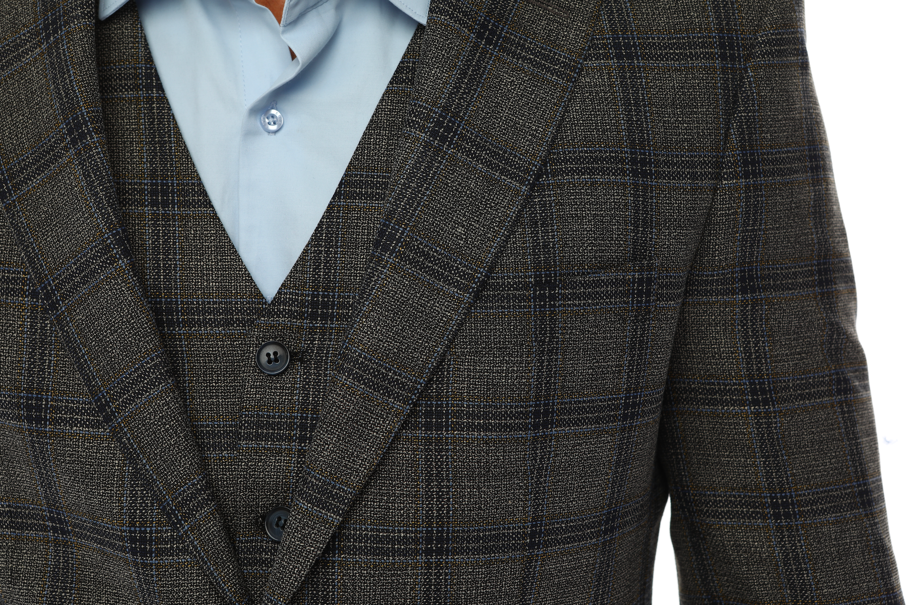 men's green Check suit for men UK